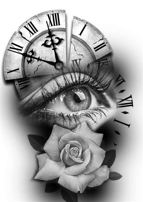 Design eye clock tattoo drawing. Things To Know About Design eye clock tattoo drawing. 