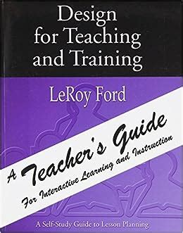 Design for teaching and training a teachers guide by leroy ford. - Yamaha virago xv700 xv750 service reparaturanleitung 81 97.