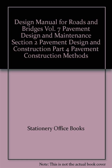Design manual for roads and bridges pavement design and maintenance section 2 pavement design and construction. - Calculus with analytic geometry simmons solutions manual.