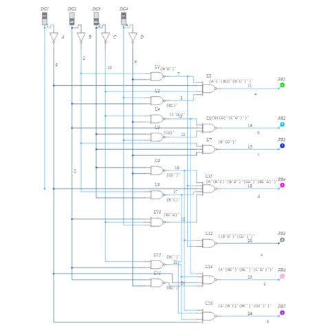 Design of BCD to 7 Segment Display Decoder using Logic Gates FOCUSLK