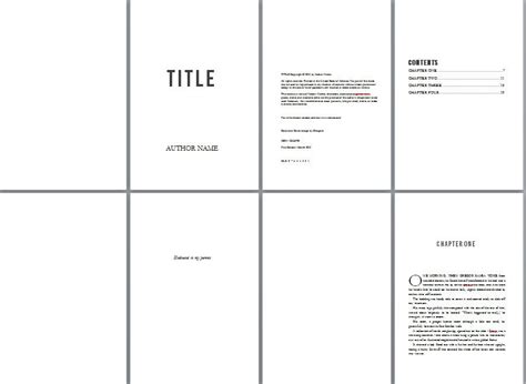 Design your own book layout for print in Microsoft Word with these free