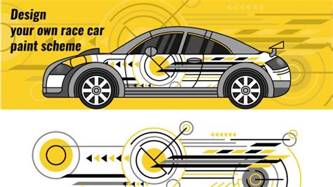 Design your own race car paint scheme.  Organized, easy access to design files...