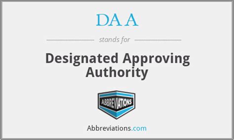 Designated Approving Authority - Wikipedia