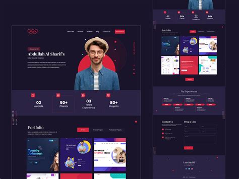 Designer Portfolio Website Behance