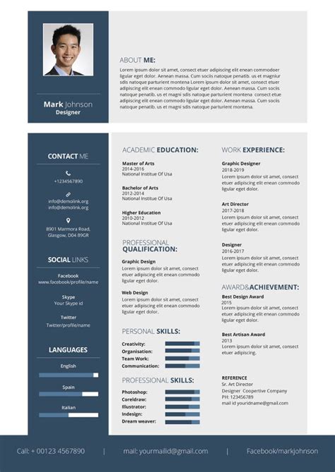 Designer Resume Template 8+ Free Word, Excel, PDF Format Download!