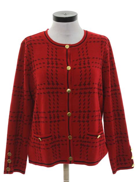 Designers Originals Women Red Pullover Sweater M eBay