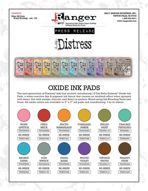 Designing Duos RGB Codes for Distress Oxide Inks!
