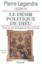 Desir politique de dieu (lecons / pierre legendre). - Denon dn 650f manual de servicio.