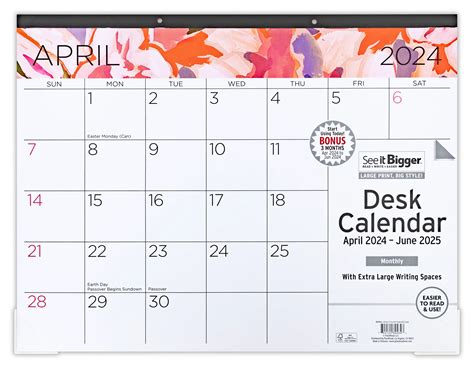 Desk Calendar 22 X 17