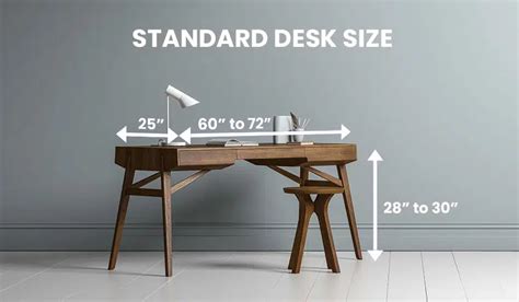 Desk Size (Dimensions Guide) - Designing Idea