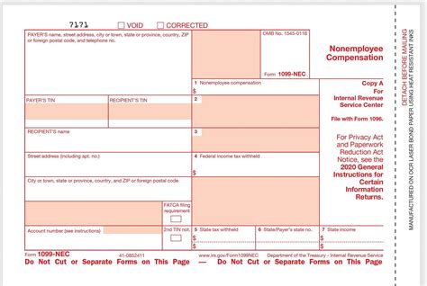 Desktop: Form 1099-NEC, Nonemployee Compensation – Support