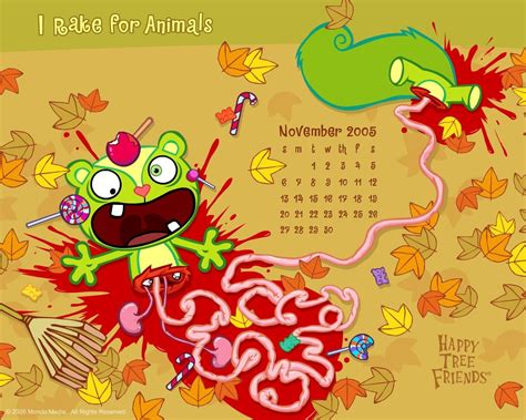 Desktop Calendars Happy Tree Friends