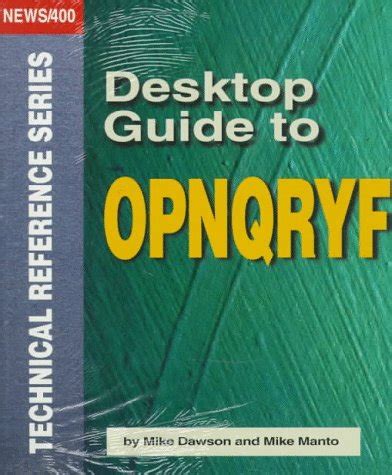 Desktop guide to opnqryf news 400 technical reference series. - Ih 786 886 986 1086 shop service repair manual.