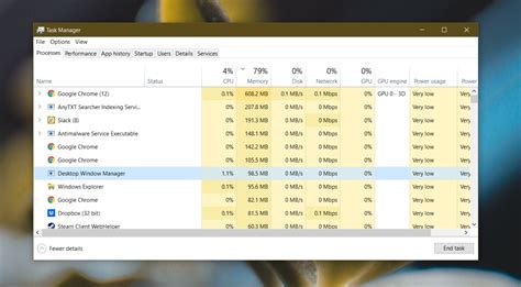 Desktop window manager high memory usage windows 10.  If your computer ...
