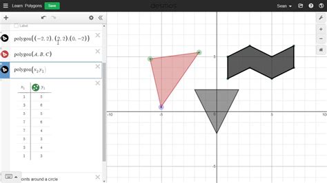 Desmos polygon. In the last poll, there was a majority of 3 votes for a tutorial on rotating shapes with multiple equations. The demo on how to do it is on Desmos, the free ... 