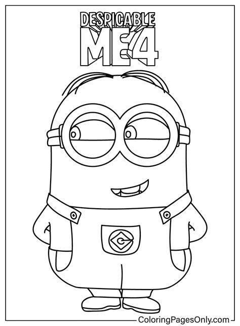 Despicable Me Four Coloring Pages