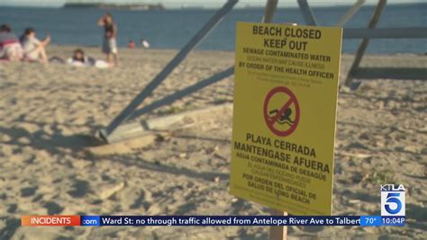 Despite the sewage spill, some people still swimming in Long Beach