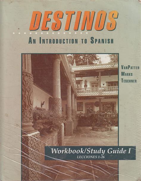 Destinos: an introduction to spanish (high school study guide 1: leciones 1   26) (high school study guide 1). - Komatsu 860e 1k dump truck service repair workshop manual sn a30031 up.