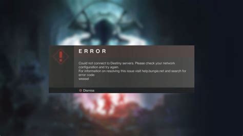 Destiny 2 How to Fix Error Code WEASEL The Nerd Stash