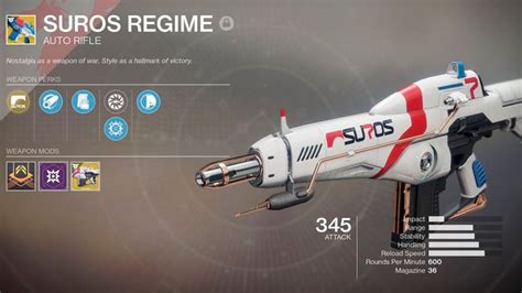 Destiny 2 How to Get the SUROS Regime and its Catalyst