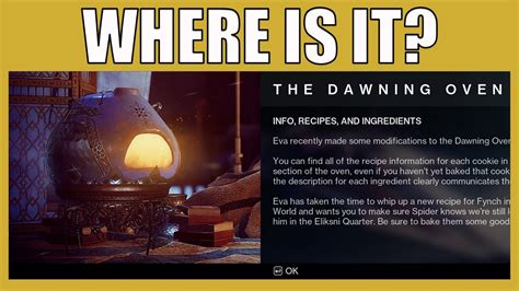 Destiny 2 How to Use Eva’s Holiday Oven for Crafting Tutorial YouTube
