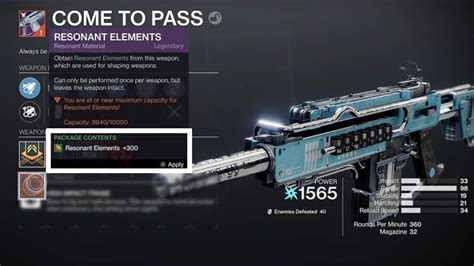 Destiny 2 How to get Resonant Element The Nerd Stash