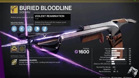 Destiny 2 buried bloodline drop rate. The Buried Bloodline Catalyst is a special upgrade for the Buried Bloodline Exotic Sidearm in Destiny 2. The catalyst can be found by solving three puzzles within the Warlord’s Ruin dungeon. ... Blighted Chimera. The drop rates for Raid and Dungeon exotics are abysmally low, but completing specific triumphs will increase your odds of getting ... 