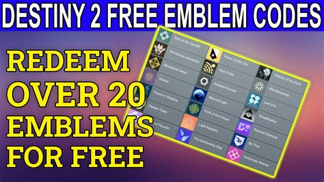 Destiny 2 code redemption. Find the latest working codes for Destiny 2 to redeem vanity effects such as emblems, shaders, and transmats. Learn how to use the codes and where to ge… 