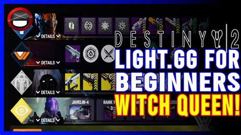Trusted by more than 35 million guardians, light.gg is the premier resource to learn what's new with the latest Destiny 2 patch, find weapon god rolls, research theorycrafter recommended perks, read reviews of your favorite items (or write your own), compete on collection leaderboards, and much more. Sign In & Get Started. .