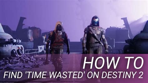 Destiny time wasted. Question about "Time Wasted on Destiny" website. Question. In the FAQ for Wasted on Destiny, which I've used throughout the years, it states that "Bungie's API no longer supports legacy consoles." Which could lead to you not seeing your playtime. I'm curious: Is my time on a legacy console being tracked as well as my current time on my "next ... 