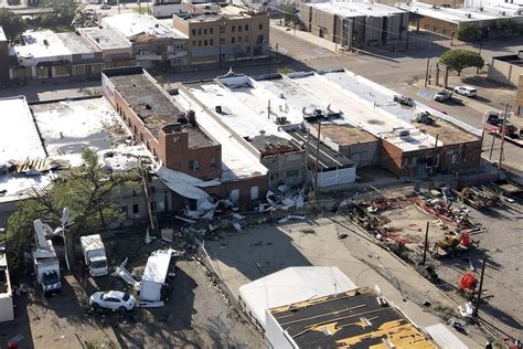 Destruction in Texas Panhandle: Storm blamed for 3 deaths there wrecked mobile homes and main street