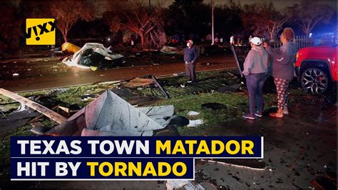 Destructive storm slams northern Texas town of Matador, deaths, widespread damage reported