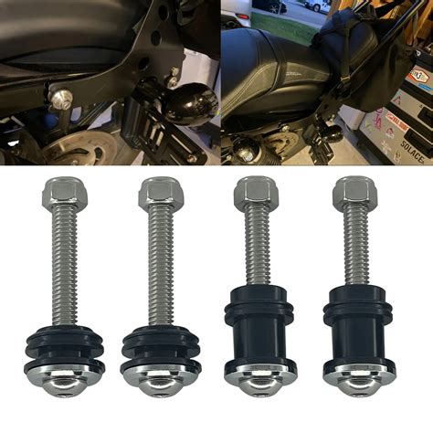 Detachable Sissy Bar Backrest Docking Hardware Kit For 2004-2024 Harley ...