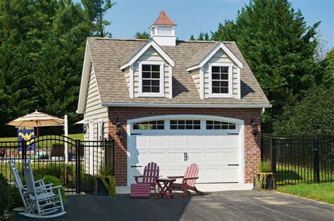 Detached garage cost. 20×20 Garage Prices. 20×20 garage prices range from $15,702 to $50,554 and above, depending on building design, style, siding, add-ons, and more. The lowest-priced 20×20 garages are those in our “Standard” collection, while the garages in our “Legacy” collection have the highest price point. 20×20 Garage Styles 