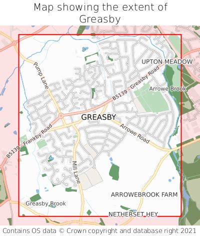 Detailed Google Hybrid Map of Greasby - maphill.com