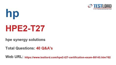Detailed HPE2-E72 Answers