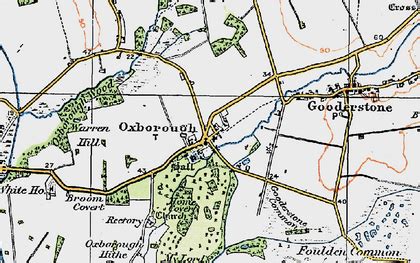 Detailed Road Map of Oxborough - maphill.com