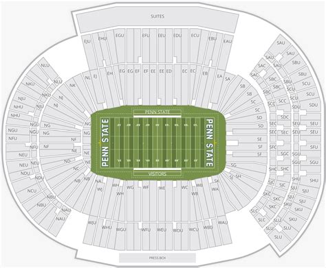 Detailed seating chart beaver stadium. Beaver Stadium seating charts for all events including football. Seating charts for Penn State Nittany Lions. 