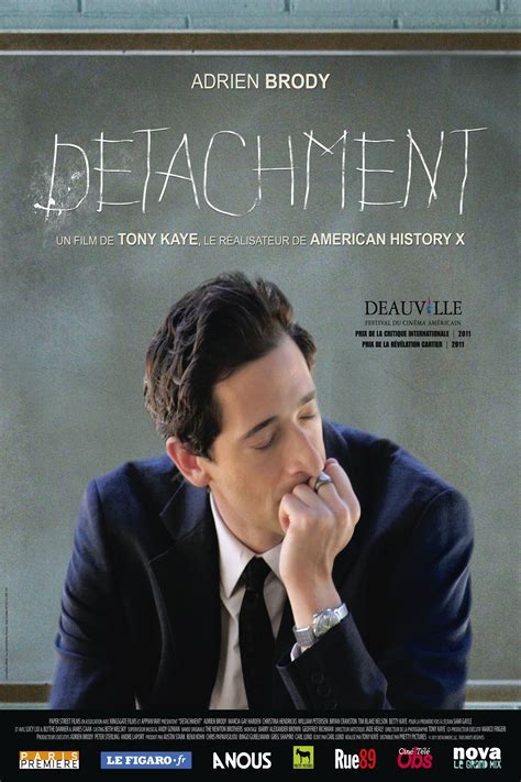 The movie avoids the very real issue of de facto racial segregation in urban schools. In Detachment, classes are racially diverse and pretty much everyone acts like a deadbeat.The movie takes the easy way out of facing any root causes of public education's struggles other than lambasting absentee parents-- and in this community all of the ….