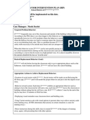 Detention Assignment for Classroom Disturbances