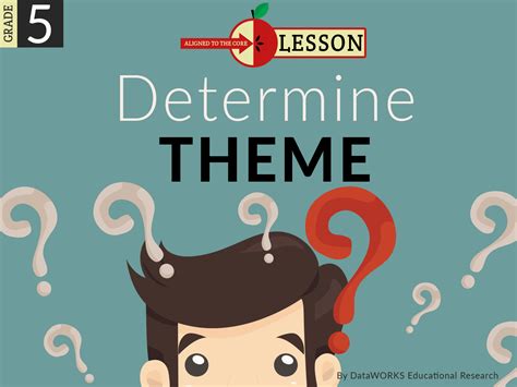 Determine the Theme Fifth Grade Common Core Lesson Plan