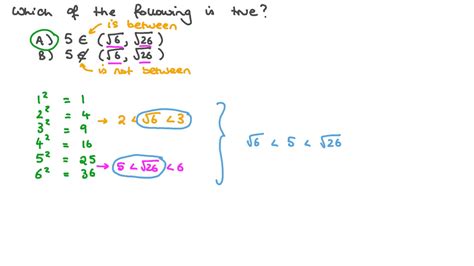 Determining Whether a Number Belongs to an Interval - Nagwa