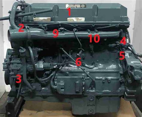 Detroit Series 60 I6 Engine Sensor Locations