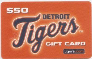 Detroit Tigers Gift Card