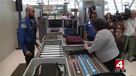 Airport Wait Time. Current TSA Wait Time: 16 minutes: Expected Average Wait Times: 12 am - 1 am: 0.0 minutes: 1 am - 2 am: 1.5 minutes: 2 am - 3 am: ... There is a TSA PreCheck enrollment center at After security, Terminal 1 Concourse C. It is open during the following hours: Monday: 08:00 AM - 12:30 PM & 01:30 PM - 04:30 PM .... 