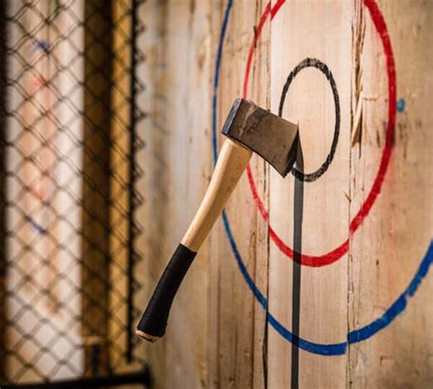Detroit axe. Axe Throwing is the Perfect Activity for Team Building and Corporate Events. Host your large group event in a fun, interactive place! Axe throwing can be a great team building exercise and is fun for everyone. We excel at providing unique and memorable experiences for your team or group of friends that will be catered to your specific needs. 