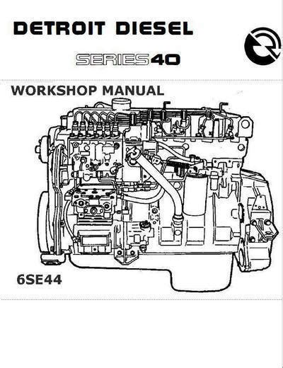 Detroit diesel 40 series service manual. - 2008 bmw 335i manual del propietario.
