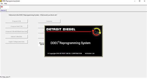 Detroit diesel reprogramming system user manual. - Convegno aspetti tecnici, organizzativi ed ambientali della lotta antimurina.