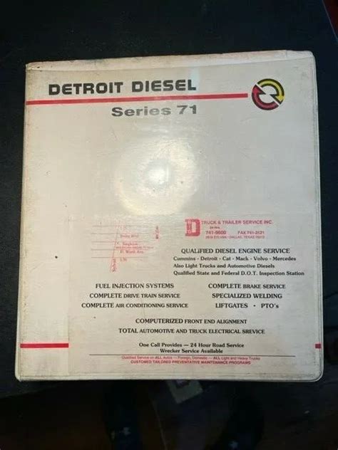 Detroit diesel series 71 service manual sections 1 3. - Audi a4 b6 manual transmission swap.