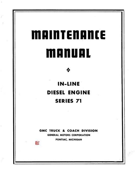 Detroit diesel service manual 4 71. - Manuale di riparazione per officina can am renegade 800.